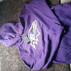 Mens Baltimore Ravens Hoodie size Large.